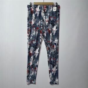 Rouge collection 80s vibes Graphic Printed Leggings women’s size 1X